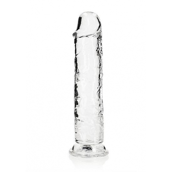 Realrock Straight Realistic Dildo - 10 Inch Transparent