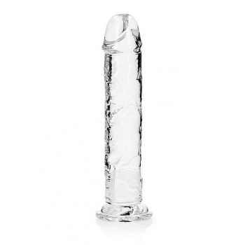 Realrock Realistic Straight Dildo 11in Transparent