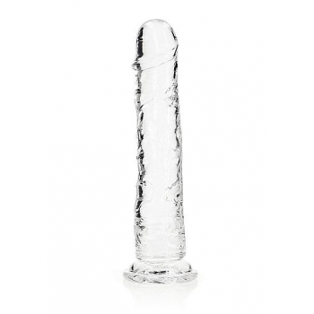 Realrock Realistic Straight Dildo 11in Transparent