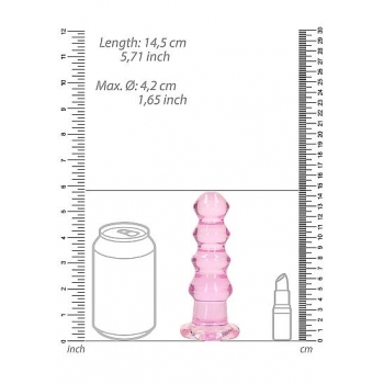 Realrock Curvy Dildo Or Butt Plug Pink