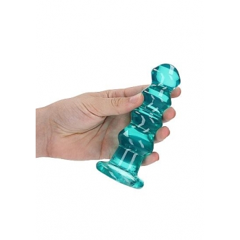 Realrock Curvy Dildo Or Butt Plug Turquoise