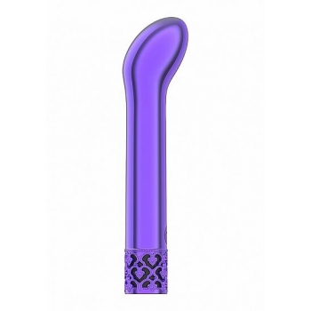 Royal Gems Jewel Purple ABS Bullet Rechargeable