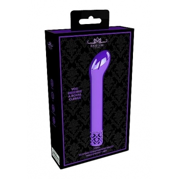 Royal Gems Jewel Purple ABS Bullet Rechargeable