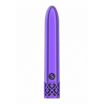 Royal Gems Shiny Purple Abs Bullet Rechargeable