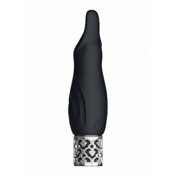 Royal Gems Sparkle Black Rechargeable Bullet Vibrator