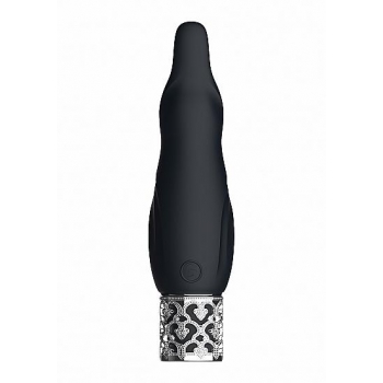 Royal Gems Sparkle Black Rechargeable Bullet Vibrator