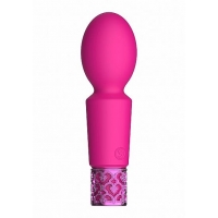 Royal Gems Brilliant Pink Rechargeable Silicone Bullet