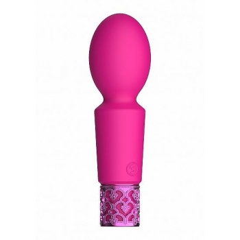 Royal Gems Brilliant Pink Rechargeable Silicone Bullet