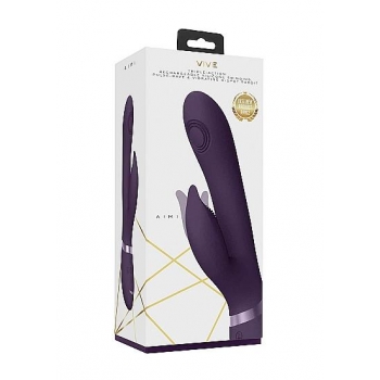 Vive Aimi Pulse Wave & G-spot Rabbit Purple