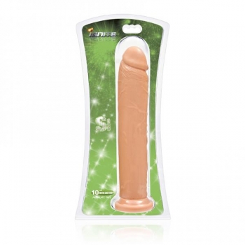 Cock with Suction Vanilla 10 inches Beige Dildo