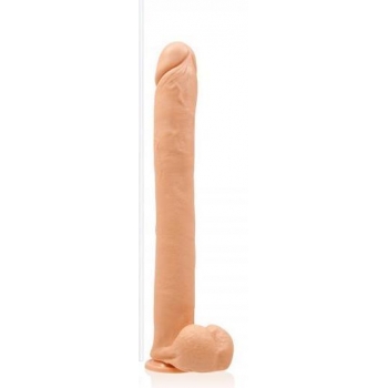 Si Novelties 16 Inches Extreme Dong with Suction Cup - Beige