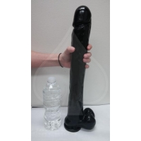 Exxxtreme Dong - 16 Inches Suction Cup - Black