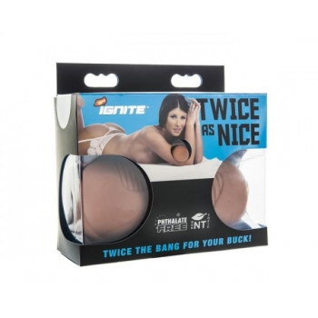 Twice As Nice Caramel Tan Stroker