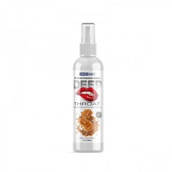 Swiss Navy Deep Throat Spray Salted Caramel 2oz