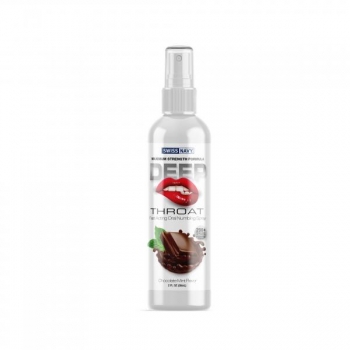 Swiss Navy Deep Throat Spray - Chocolate Mint 2 Oz