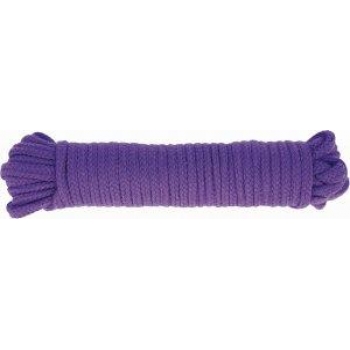 Bondage Soft Rope 33ft Purple