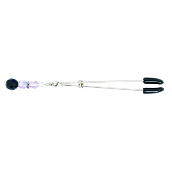 Clit Clamp with Purple Beads