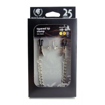 Adjustable Tapered Tip Nipple Clamps With Link Chain