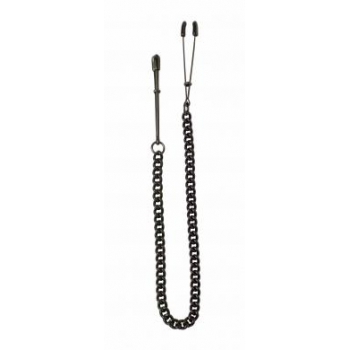 Black Tweezer Clamp with Link Chain - Sensory Enhancement