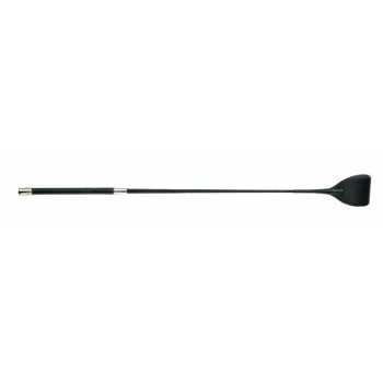 Spartacus Wide Tip Riding Crop - 27.5 Inches Black