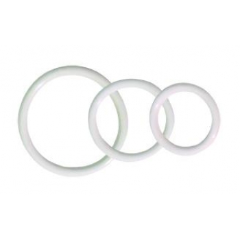 Rubber C Ring Set - White