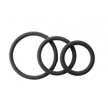 Rubber C Ring Set - Black