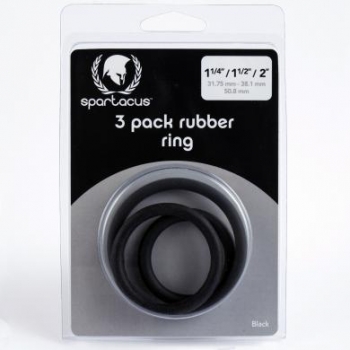 Rubber C Ring Set - Black