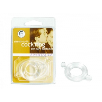 Elastomer Cock Ring - Clear