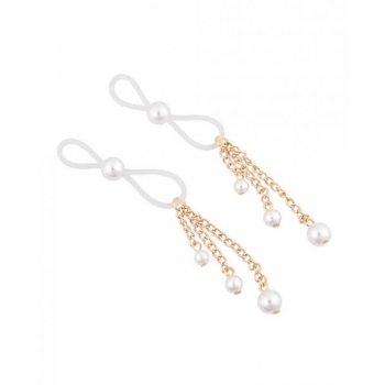 Sex & Mischief Pearl Nipple Ties