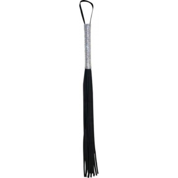 Sex and Mischief Sparkle Flogger - Black