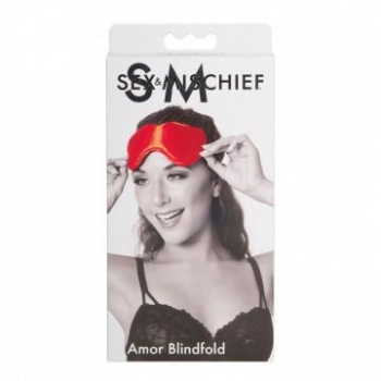 Sex & Mischief Amor Blindfold: Soft Satin for Sensory Play