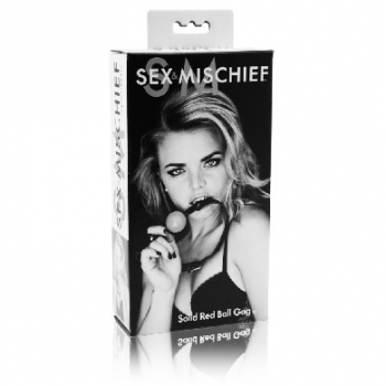 Sex And Mischief Solid Red Ball Gag - O/S