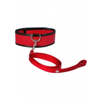 Sex & Mischief Red Leash and Collar Set for Ultimate Control