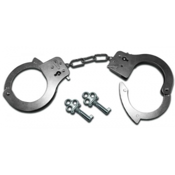 Sex & Mischief Metal Handcuffs - Classic Restraint for Playful Adventures