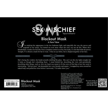 S&M Blackout Mask