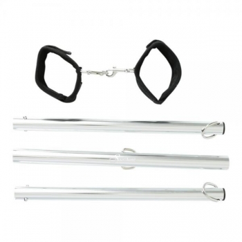 Expand Spreader Bar & Cuffs Set - Aluminum Silver