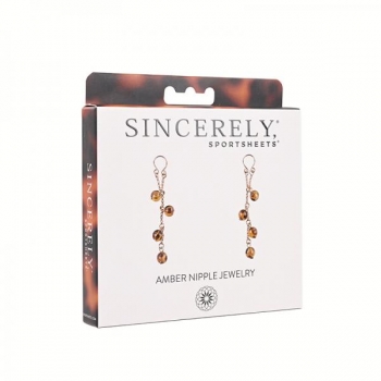 Sincerely Amber Nipple Jewelry