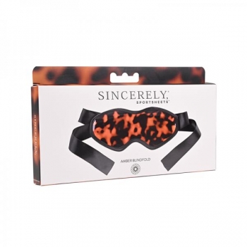 Sincerely Amber Blindfold - Luxurious Satin