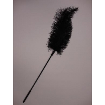 Ostrich Feather Tickler - Black