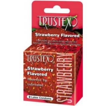 Strawberry Flavored Condom 3 Pack