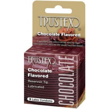 Trustex Chocolate Flavored Condom 3 Pack