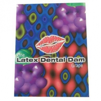 Flavored Latex Dental Dam for Oral Pleasure