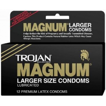 Trojan Magnum Condoms - 12 Pack