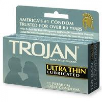 Trojan Sensitivity Ultra Thin Latex Condoms 12 Pack