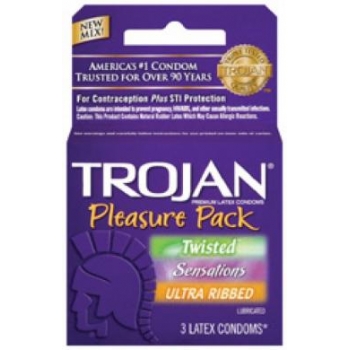 Trojan Pleasure Pack - 3 Count