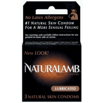 Trojan Natural Lamb Condoms 3Pk