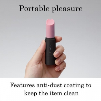 Iroha Stick Lilac X Black – Discreet Lipstick Style Vibrator