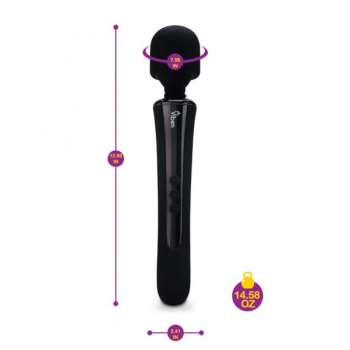 Viben Obsession Intense Wand Massager - Large Black