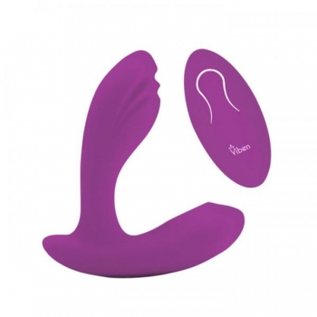 Viben Epiphany Rollerball Clit Massager in Berry