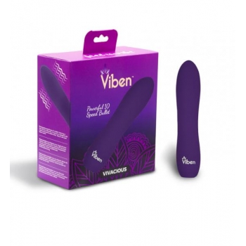 Viben Vivacious 10 Function Bullet - Violet